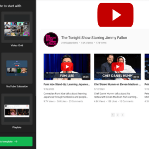 Integración de YouTube