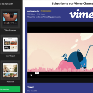 Integración de VIMEO