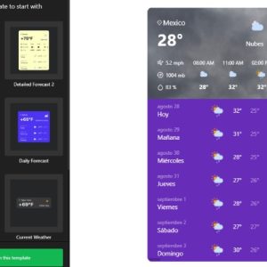 Información del clima