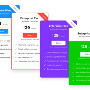 Tabla de Precios